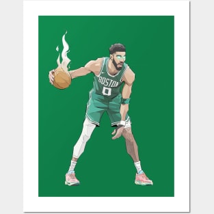 BASKETBALLART -BOSTON TATUM Posters and Art